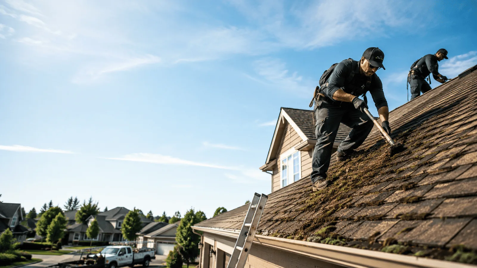 Roof Moss Removal in Pewee Valley, KY near me